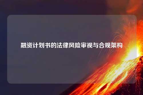 融资计划书的法律风险审视与合规架构